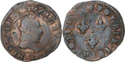 World Coins - France, Henri III, Double Tournois, 1584, Tours, Copper, , Gadoury:455