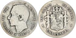 World Coins - Coin, Spain, Alfonso XII, Peseta, 1883, Madrid, , Silver, KM:686