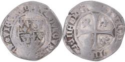 World Coins - Coin, France, Louis XI, Blanc au soleil du Dauphiné, 1461-1483, Romans