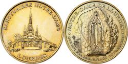 World Coins - France, Token, Lourdes - Sanctuaires Notre Dame, 2010, Copper-nickel Aluminium