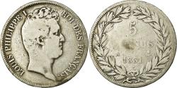 World Coins - Coin, France, Louis-Philippe, 5 Francs, 1831, Paris, , Silver, KM:736.1