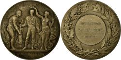 World Coins - France, Medal, Prix de Gymnastique, Offert par René Coty, Borrel.A,