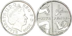 World Coins - Coin, Great Britain, 5 Pence, 2008