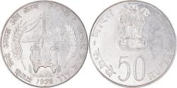 World Coins - Coin, INDIA-REPUBLIC, 50 Rupees, 1976, Mumbai, Bombay, , Silver, KM:257