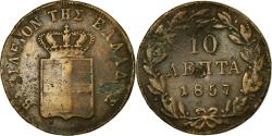 World Coins - Coin, Greece, Othon, 10 Lepta, 1857, Athens, , Copper, KM:29