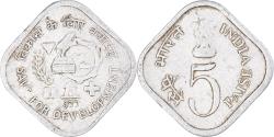 World Coins - Coin, India, 5 Paise, 1977