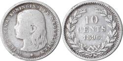 World Coins - Coin, Netherlands, Wilhelmina I, 10 Cents, 1896, , Silver, KM:116