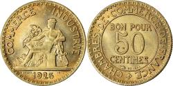 World Coins - Coin, France, Chambre de commerce, 50 Centimes, 1925, Paris,