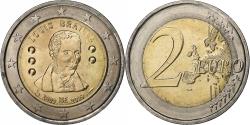 World Coins - Belgium, 2 Euro, Louis Braille, 2009, Bi-Metallic,