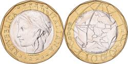 World Coins - Italy, 1000 Lire, European Union, 2000, Rome, BU, Bi-Metallic, , KM:194