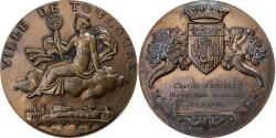 World Coins - France, Medal, Ville de Toulouse, 1996, Bronze, Guiraud,