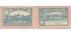 World Coins - Banknote, Austria, St Florian, 50 Heller, château, 1920 UNC(63) Mehl:FS 879Ib