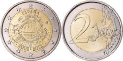 World Coins - Spain, 2 Euro, 10 years euro, 2012, Madrid, , Bi-Metallic, KM:1252