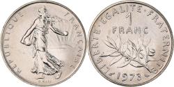 World Coins - Coin, France, Semeuse, Franc, 1973, Paris, FDC, , Nickel, KM:925.1