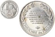 World Coins - France, Medal, The Fifth Republic, History, , Silver