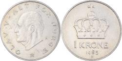 World Coins - Coin, Norway, Krone, 1985