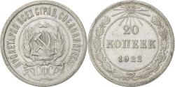 World Coins - Russia, 20 Kopeks, 1922, Saint Petersburg, Silver, , KM:82