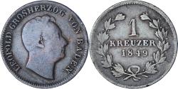 World Coins - Coin, German States, BADEN, Leopold I, Kreuzer, 1849, , Copper