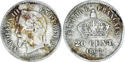 World Coins - Coin, France, Napoleon III, Napoléon III, 20 Centimes, 1867, Strasbourg