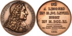 World Coins - France, Medal, Henri François d'Aguesseau, 1821, Bronze, Caqué,