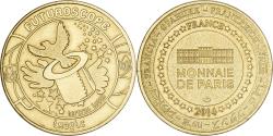 World Coins - France, Token, 86/ Futuroscope - Imagic, 2014, Copper-nickel Aluminium, MDP