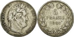 World Coins - Coin, France, Louis-Philippe, 5 Francs, 1834, Strasbourg, , Silver