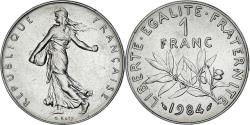World Coins - Coin, France, Semeuse, Franc, 1984, Paris, série FDC, , Nickel