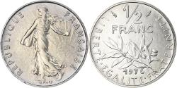World Coins - France, Semeuse, 1/2 Franc, 1976, Paris, série FDC, , Nickel