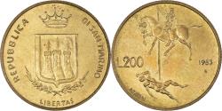 World Coins - Coin, San Marino, 200 Lire, 1983, Rome, , Aluminum-Bronze, KM:152