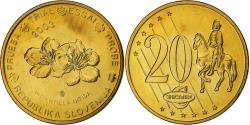 World Coins - Slovenia, 20 Euro Cent, unofficial private coin, 2003, Copper Plated Steel