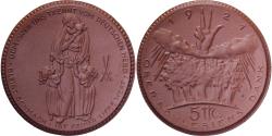 World Coins - Weimar Republic, Germany, 5 Mark, 1921, , Porcelain