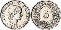 World Coins - Coin, Switzerland, 5 Rappen, 1933