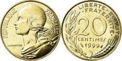 World Coins - Coin, France, Marianne, 20 Centimes, 1999, Paris, , Aluminum-Bronze