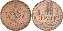 World Coins - Coin, France, Mathieu, 10 Francs, 1975, Paris, Tranche B,