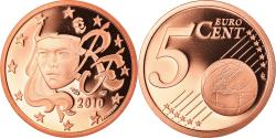 World Coins - France, 5 Euro Cent, 2010, Paris, Proof, , Copper Plated Steel