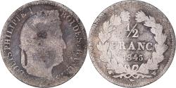 World Coins - Coin, France, Louis-Philippe, 1/2 Franc, 1843, Lille, , Silver