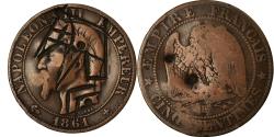 World Coins - Coin, France, Napoleon III, Napoléon III, 5 Centimes, 1861, Strasbourg