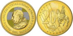 World Coins - Vatican, 20 Euro Cent, 20 C, Essai-Trial Benoit XVI, 2007