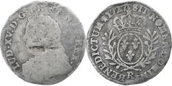 World Coins - France, Louis XV, 1/20 Ecu aux branches d'olivier, 1727, Orléans, Silver