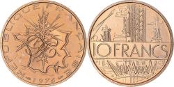 World Coins - Coin, France, Mathieu, 10 Francs, 1976, Paris, FDC, , Nickel-brass