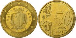 World Coins - Malta, 50 Centimes, 2008, MDP, Nordic gold,
