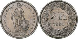 World Coins - Switzerland, 2 Francs, 1980, Bern, Copper-nickel, , KM:21a.1