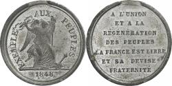 World Coins - France, Medal, En Mémoire du Combat des Tuileries, 1848, Tin,