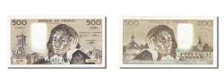 World Coins - Banknote, France, 500 Francs, 500 F 1968-1993 ''Pascal'', 1991, 1991-10-03