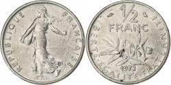 World Coins - France, 1/2 Franc, Semeuse, 1973, Paris, Nickel, , Gadoury:429