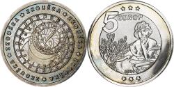 World Coins - Czech Republic, 5 Euro, Fantasy euro patterns, Essai-Trial, Proof, 2004