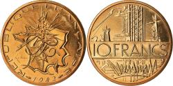 World Coins - Coin, France, Mathieu, 10 Francs, 1982, Paris, FDC, , Nickel-brass