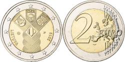 World Coins - Lithuania, 2 Euro, Independent Baltic States, 2018, Vilnius, Bi-Metallic,