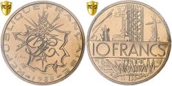 World Coins - France, 10 Francs, Mathieu, 1980, Paris, Tranche B, Copper-nickel, PCGS,
