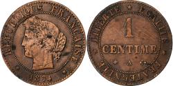 World Coins - France, Centime, Cérès, 1874, Paris, Bronze, , Gadoury:88, KM:826.1